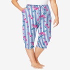 Knit Sleep Capri image number null