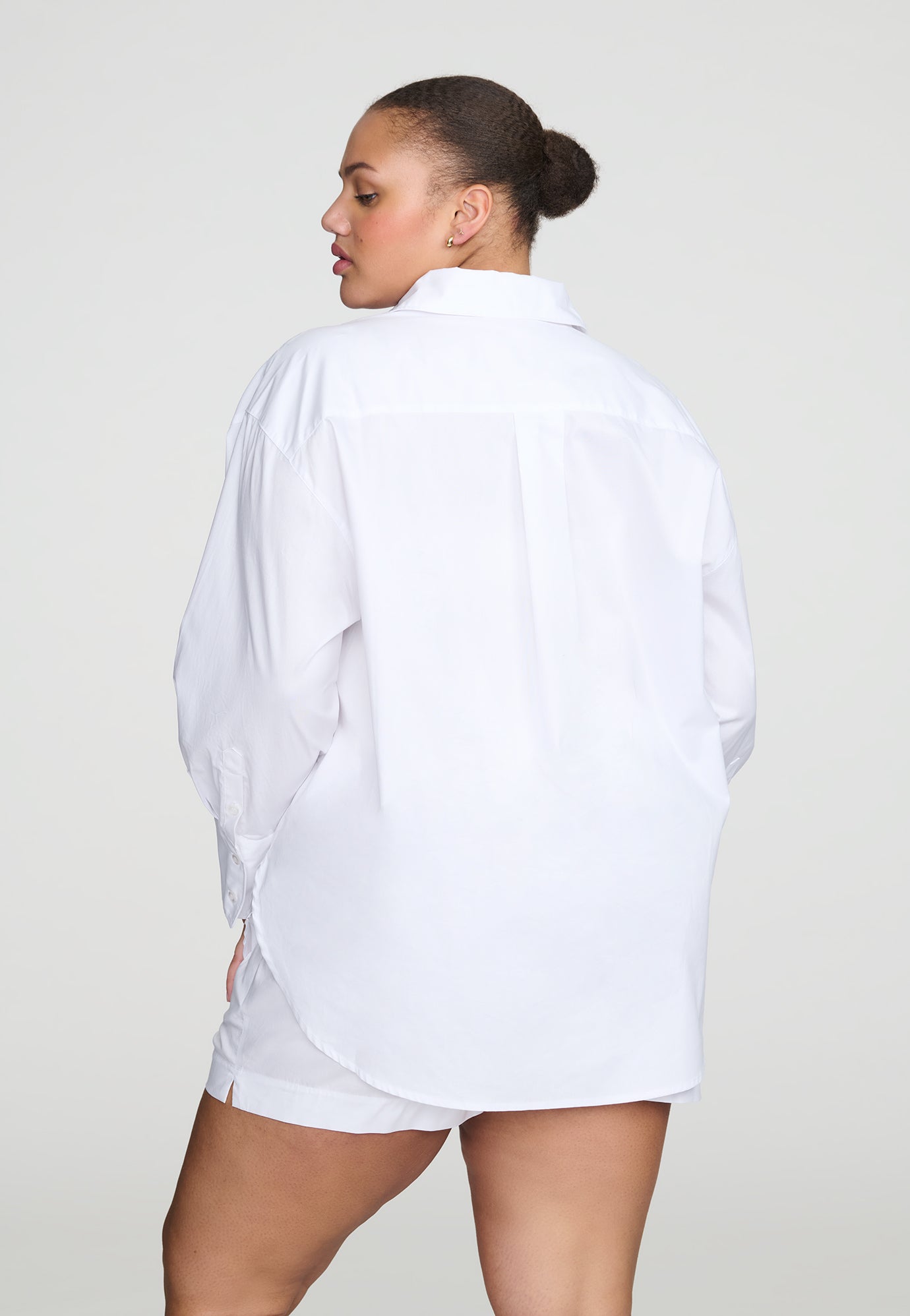 The Oversized Shirt- Cotton image number 5