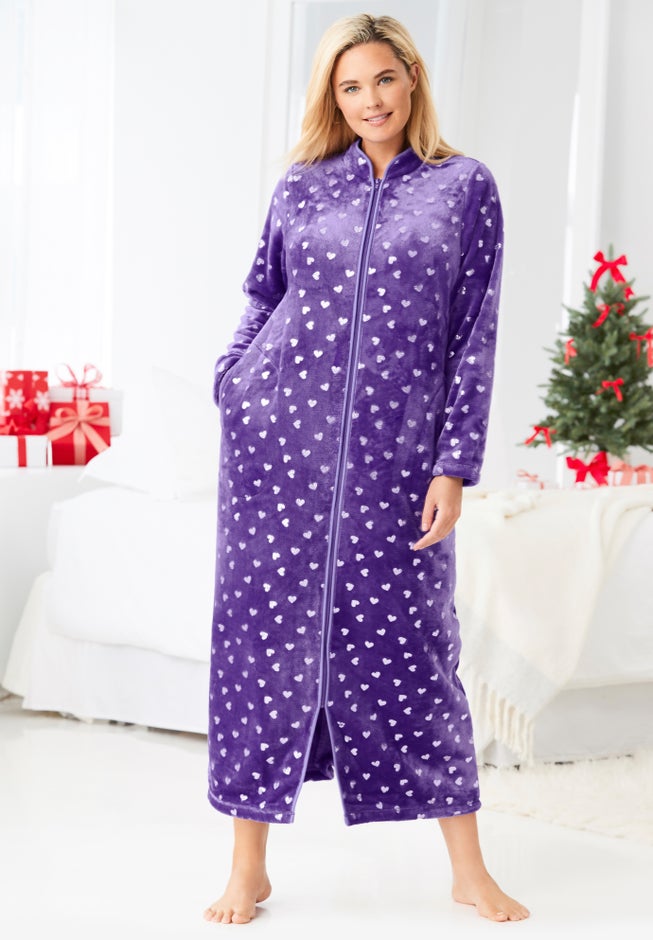 Plush Zip Robe Plush Zip-Front Robe | Intimates For All