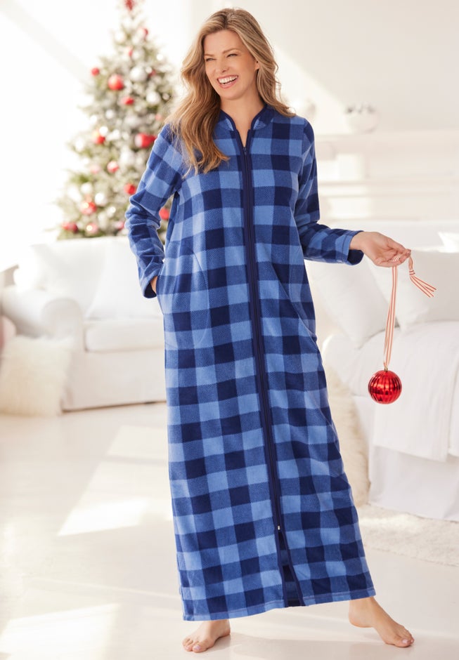 Plush Zip-Front Robe image number 5