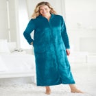 Plush Zip-Front Robe image number null