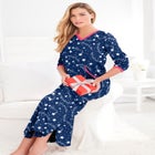 Long Printed Sleep Shirt  image number null