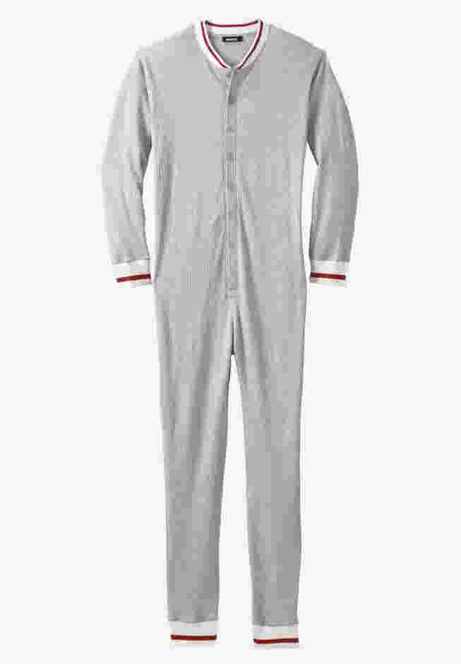 Waffle Thermal Onesie Suit image number 0
