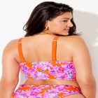 Longline Bra Sized Lettuce Trim Bikini Top image number null