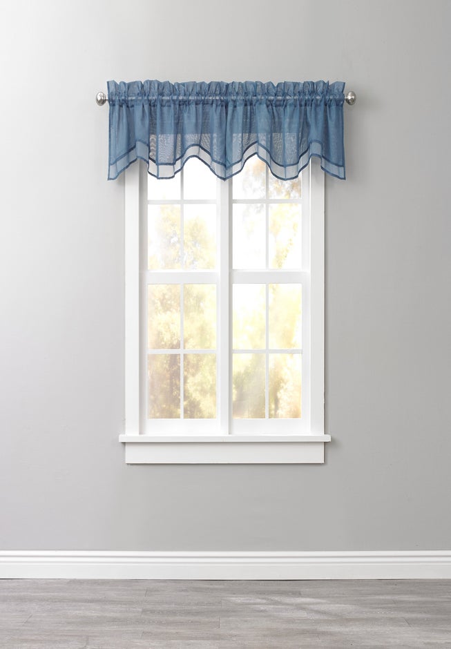 BH Studio Sheer Voile Layered Valance image number 0