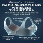 Back-Smoothing Wireless T-Shirt Bra image number 2