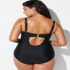 Ruched Underwire One Piece Swimsuit image number null