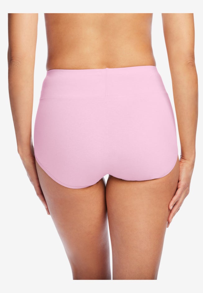 Cotton Spandex Comfort Waist Brief 2-Pack image number 7