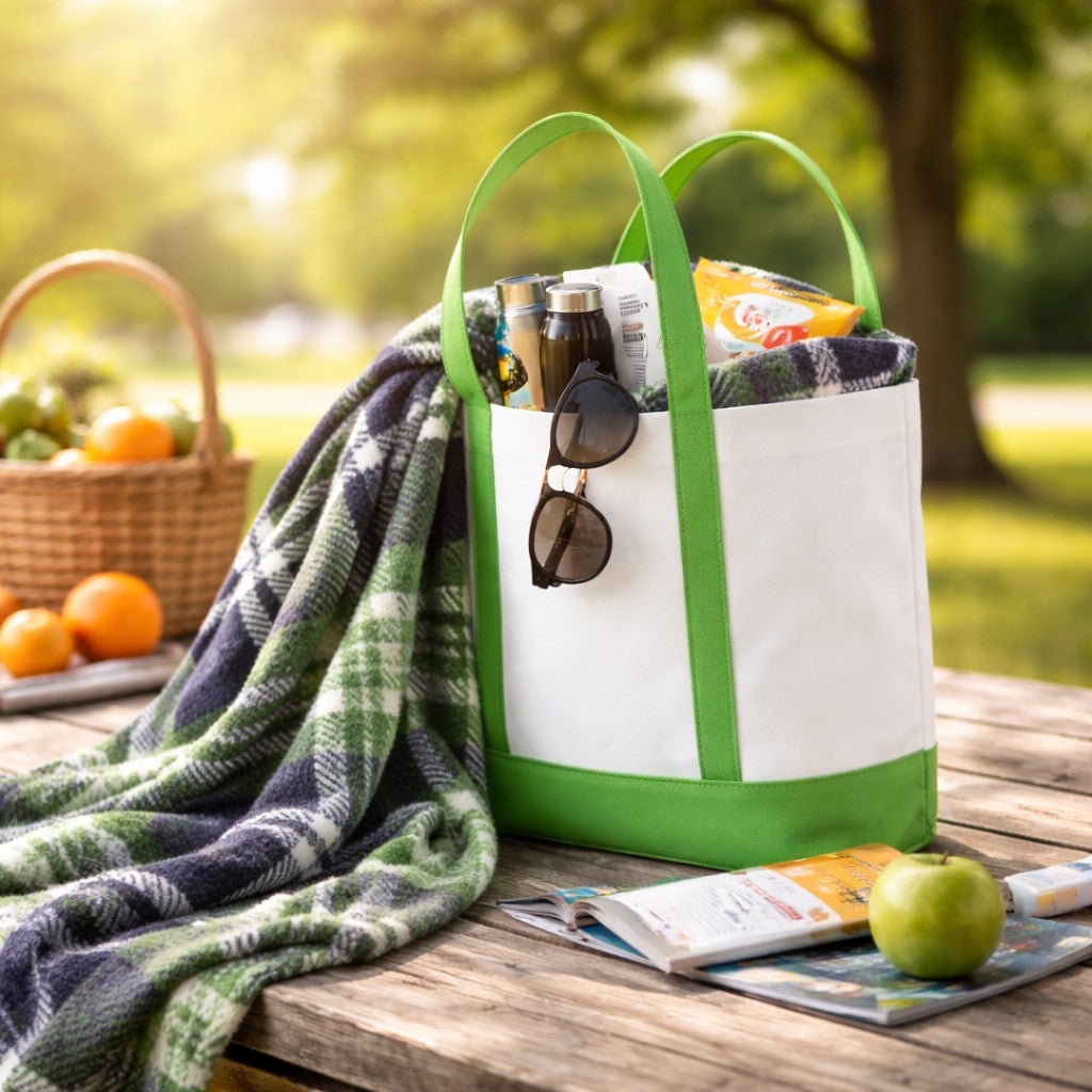 Tote Bag With Free Throw image number 8