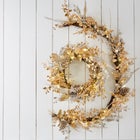 Pre-Lit Gold & Silver Wreath image number null