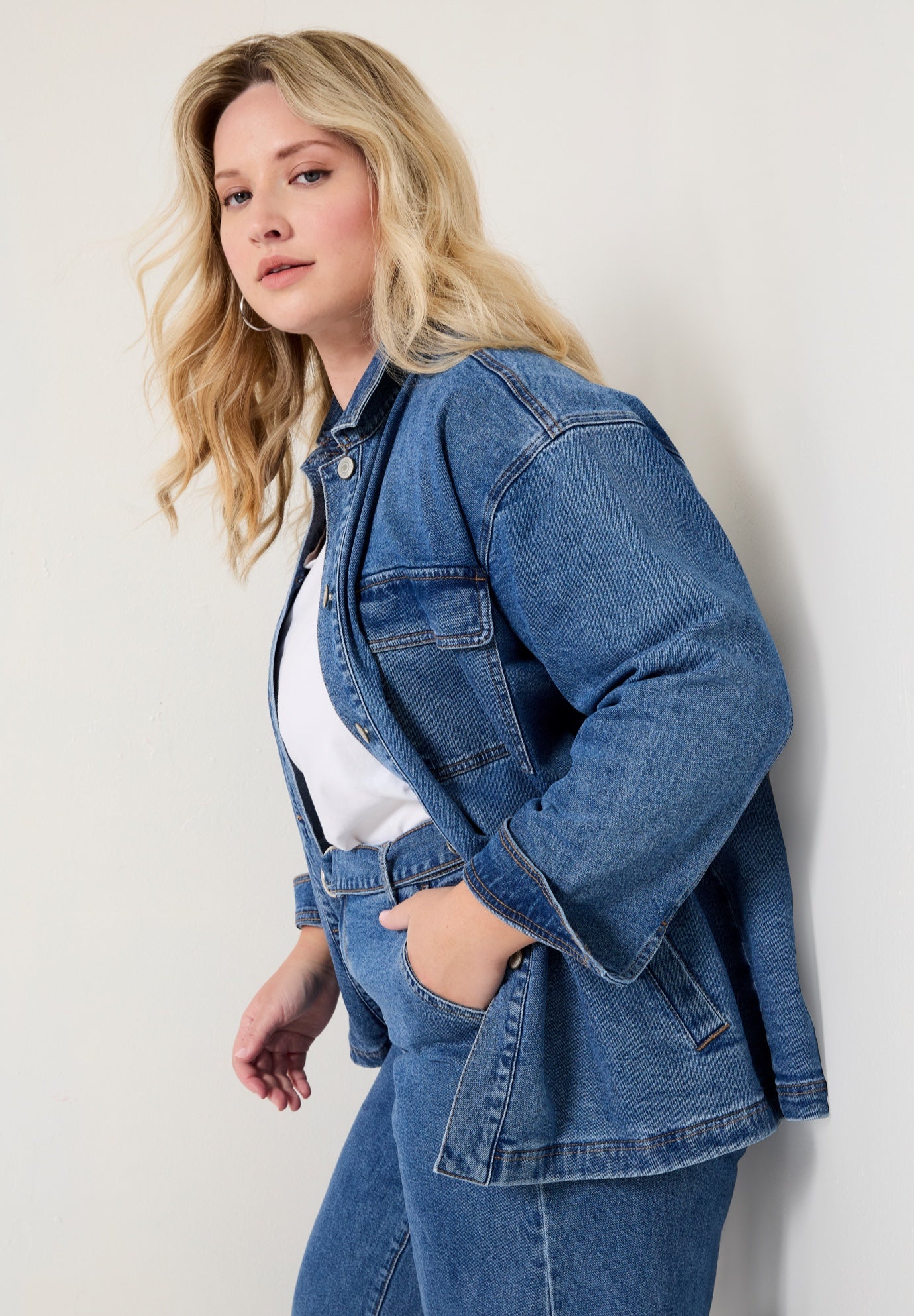 Denim Utility Jacket image number 2