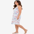 Short Sleeveless Sleepshirt image number null