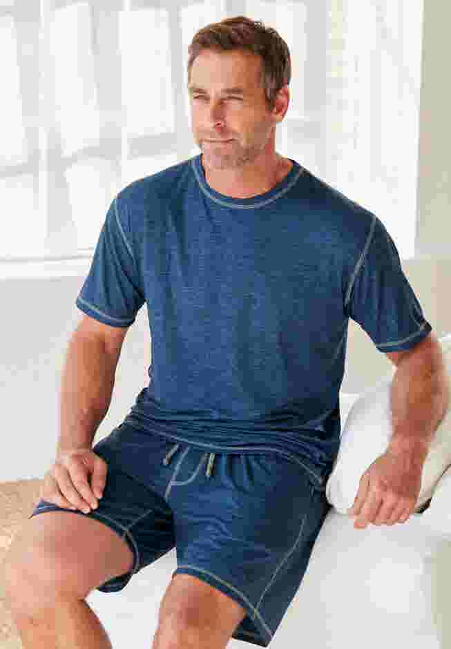 Hanes® X-Temp® Stretch Jersey Lounge Set image number 0