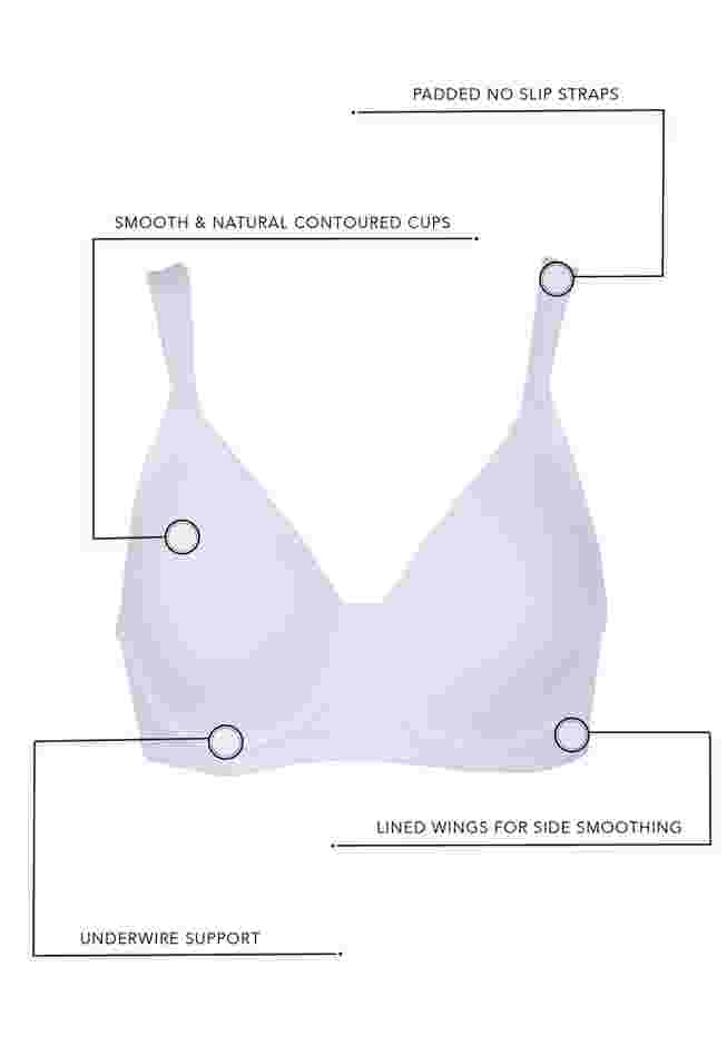 Brigitte Seamless Underwire T-shirt Bra 5028 image number 3