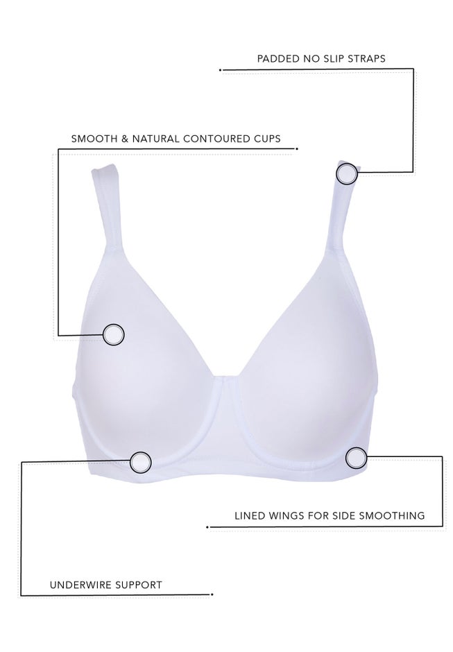 Brigitte Seamless Underwire T-shirt Bra 5028 image number 4