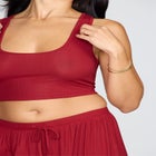 The Scoop Neck Tank - Modal Silk Rib image number null