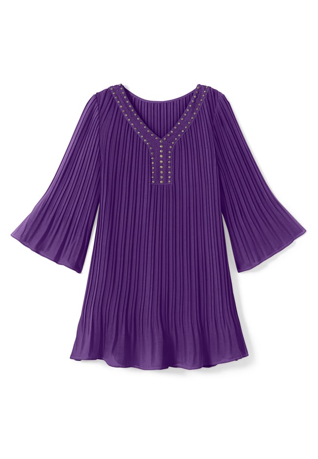 Embellished Pleated Blouse image number 5