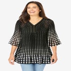 Embellished Pleated Blouse image number null