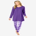 Henley Tunic & Jogger PJ Set image number 0