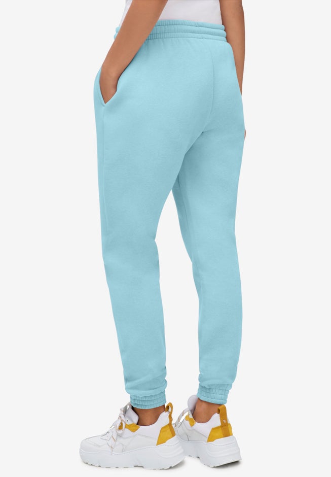 Drawstring Waist Fleece Sweatpants image number 1
