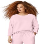 Boxy Fleece Sweatshirt image number null