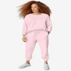 Boxy Fleece Sweatshirt image number null