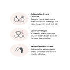 Glamorise&reg; Magic Lift&reg; Front-Close Support Wireless Bra 1200 image number null