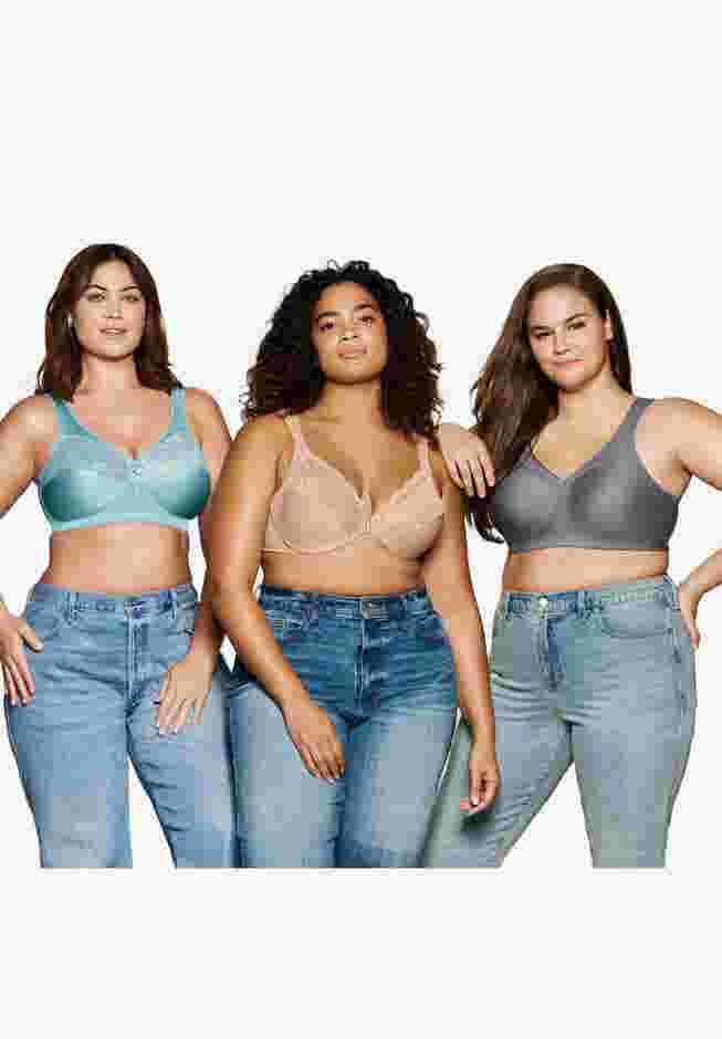 Glamorise® Magic Lift® Support Wireless Bra 1000 image number 6