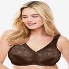 Glamorise&reg; Magic Lift&reg; Support Wireless Lace-Trimmed Bra 1000 image number null