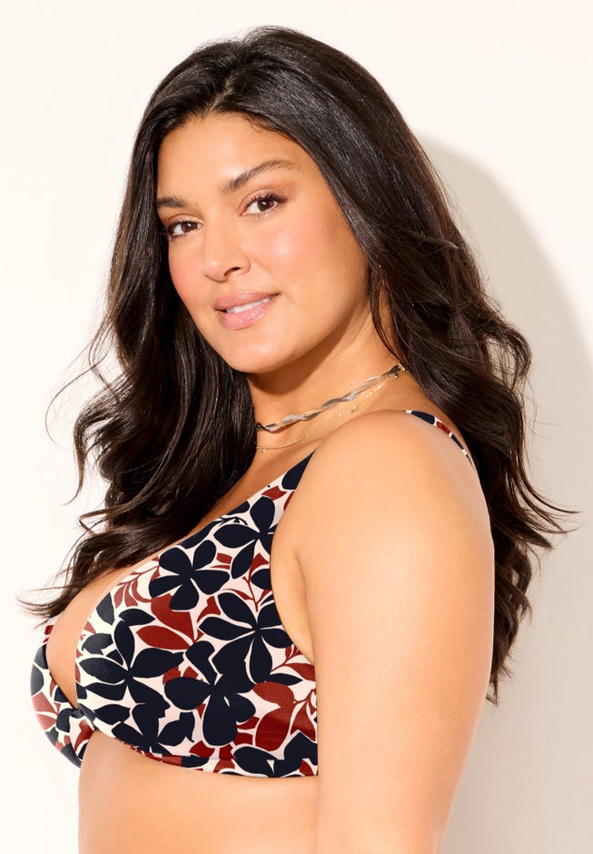 Plunging Triangle Bikini Top image number 4