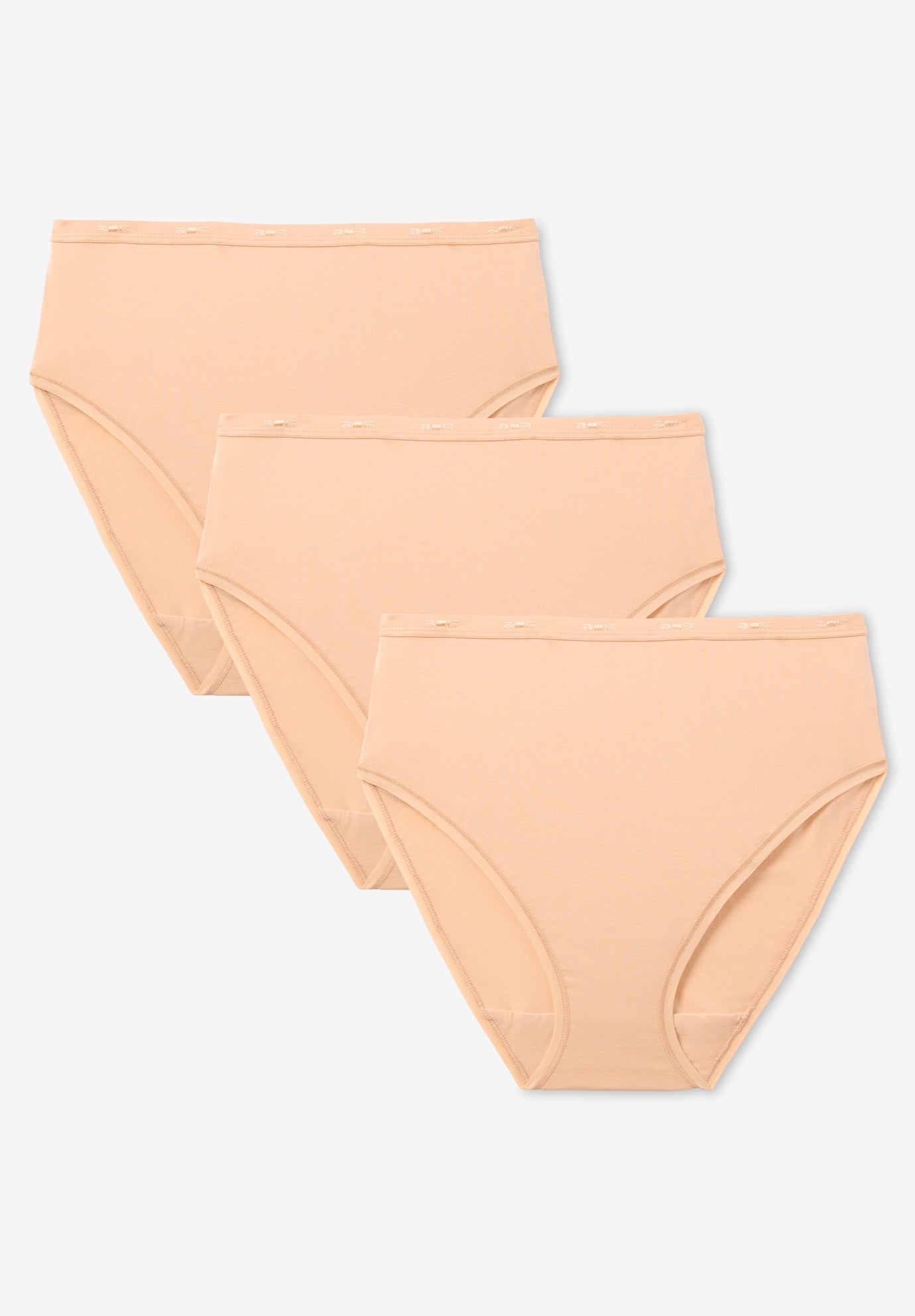 Hi-Cut Cotton/Spandex Panty 3-Pack image number 0