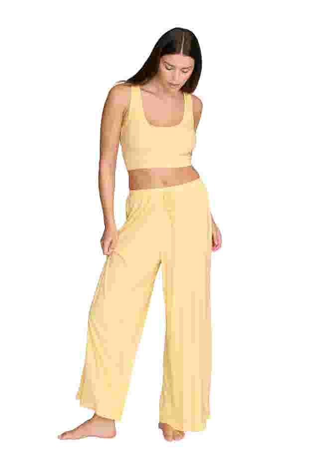 The Drawstring Pant - Modal Silk Rib image number 1