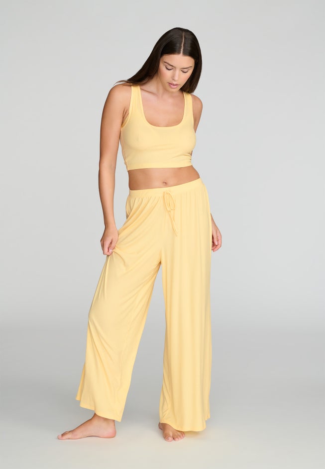 The Drawstring Pant - Modal Silk Rib image number 4