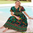 Long Crinkle Cotton Lounger image number null