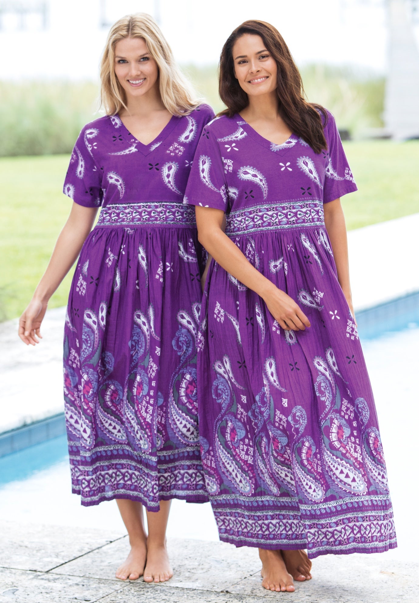 Long Crinkle Cotton Lounger image number 3