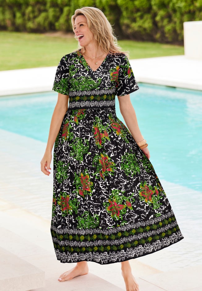 Long Crinkle Cotton Lounger image number 4