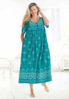 Bib-Front Short Sleeve Maxi Lounger