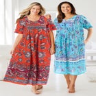 Mixed Print Short Lounger image number null