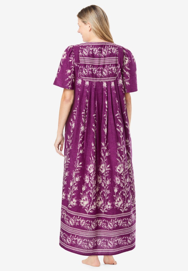 Bib-Front Short Sleeve Maxi Lounger image number 1