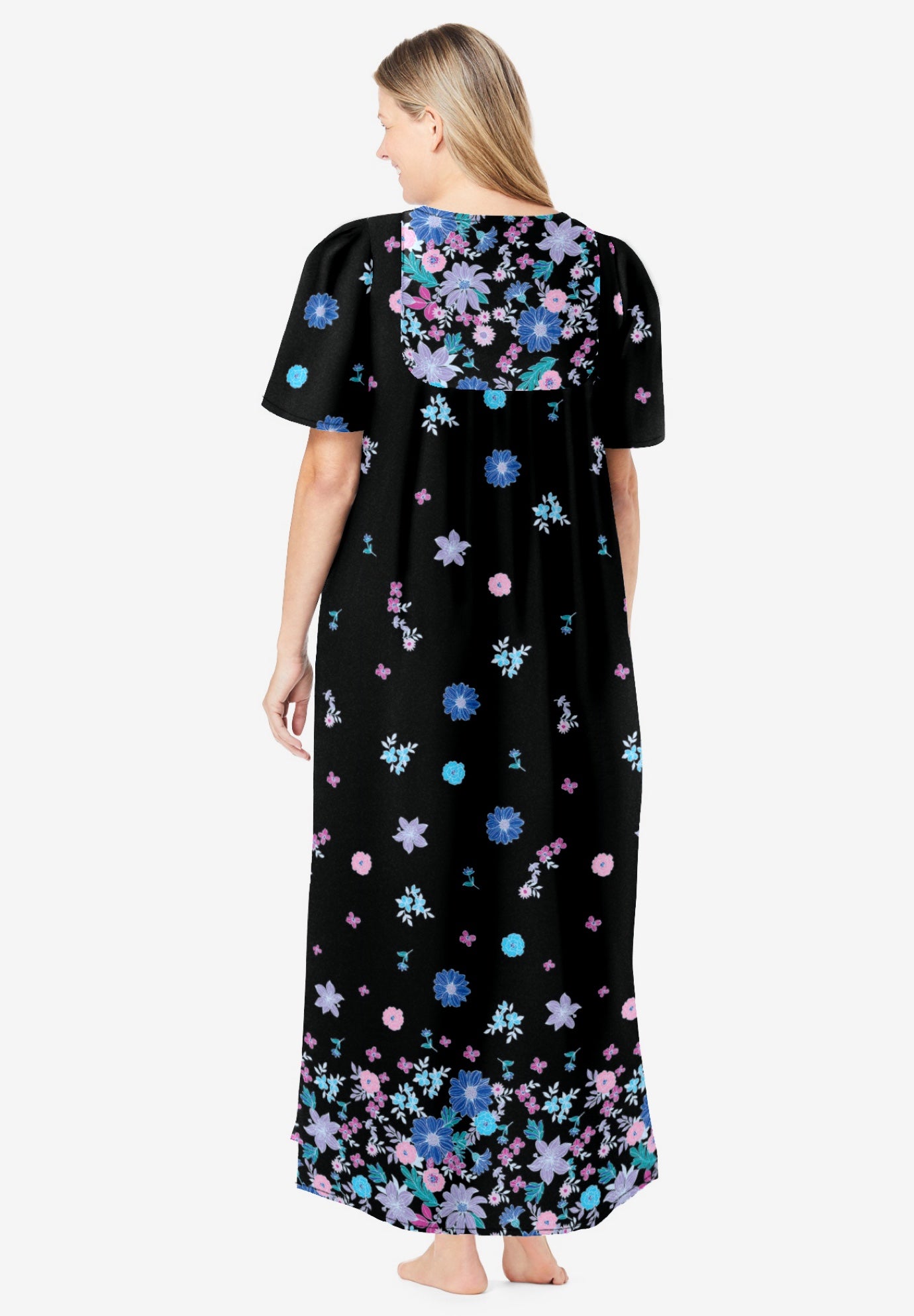 Bib-Front Short Sleeve Maxi Lounger image number 1