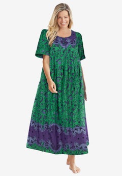 Bib-Front Short Sleeve Maxi Lounger