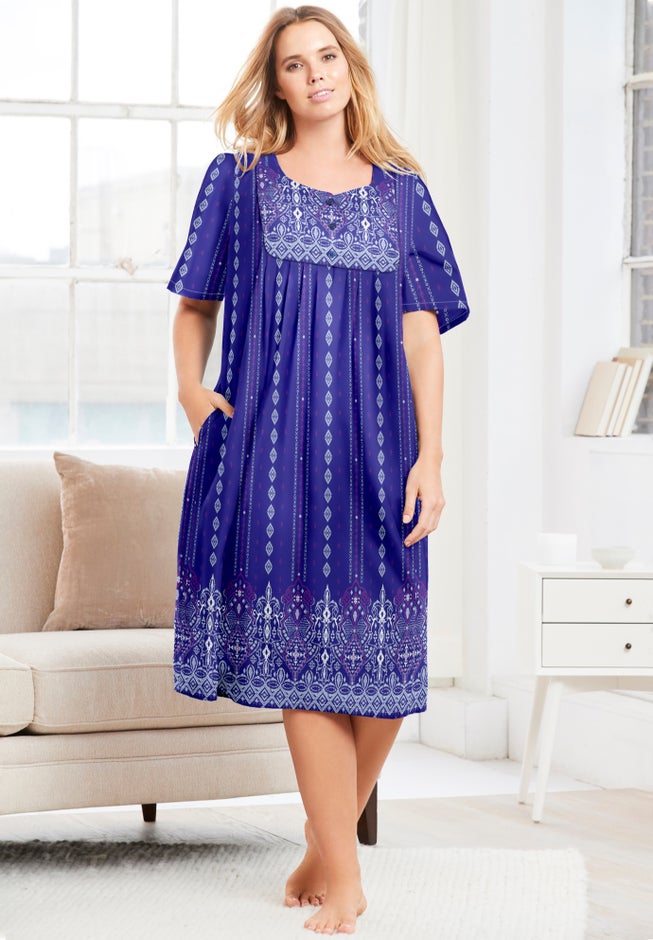 Mixed Print Short Lounger image number 0