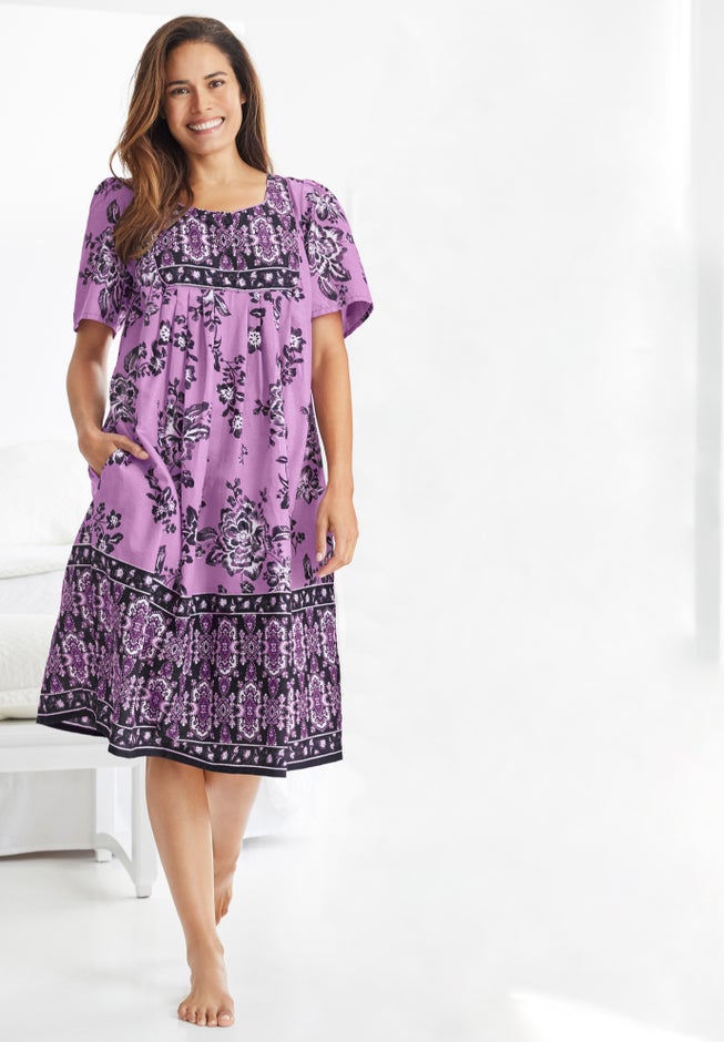 Mixed Print Short Lounger image number 3