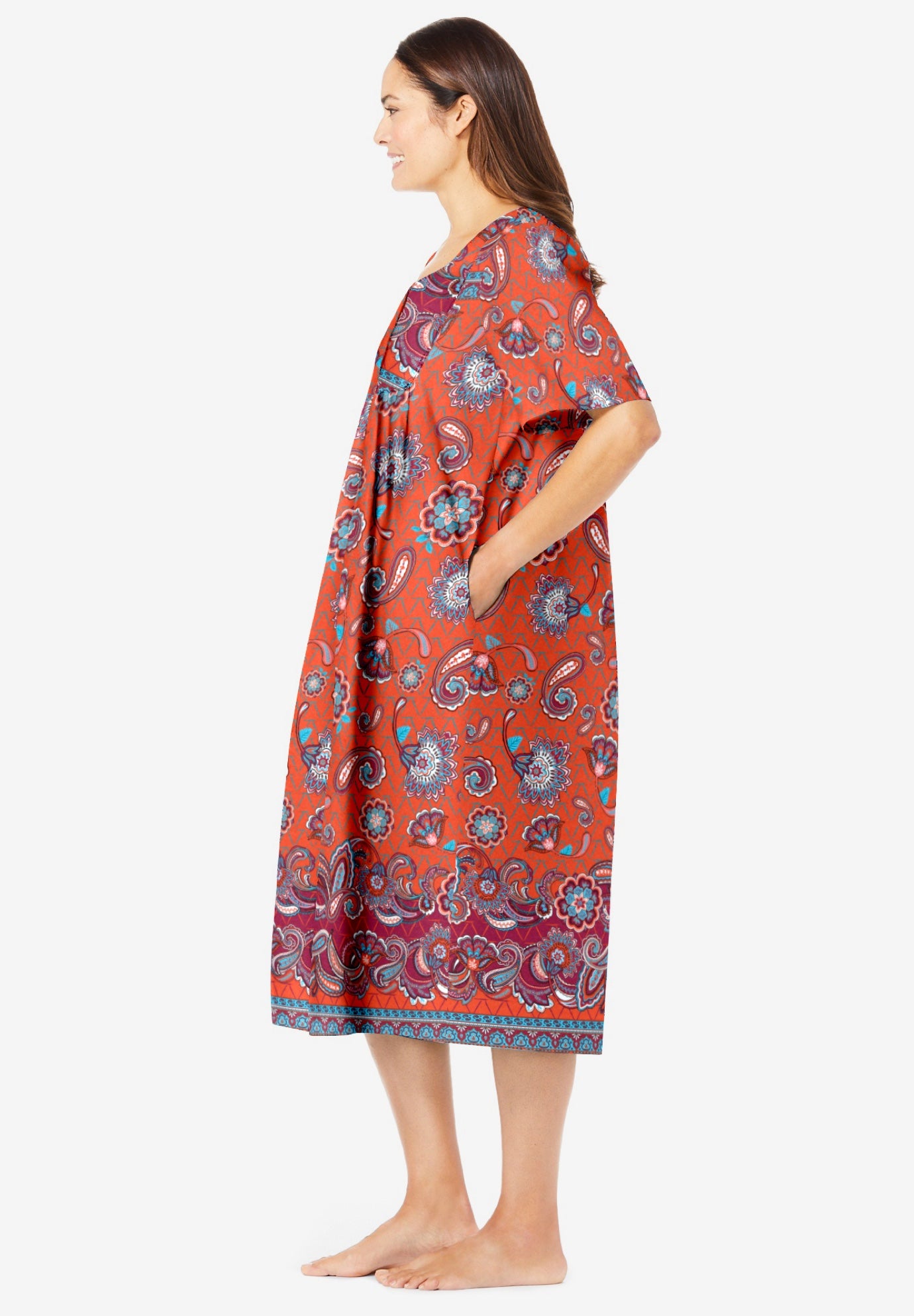 Mixed Print Short Lounger image number 2