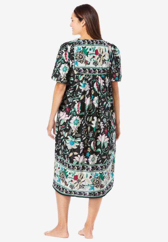 Mixed Print Short Lounger image number 1