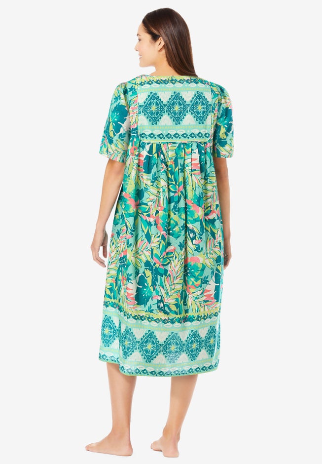 Mixed Print Short Lounger image number 1