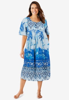 Bib-Front Short Sleeve Short Lounger