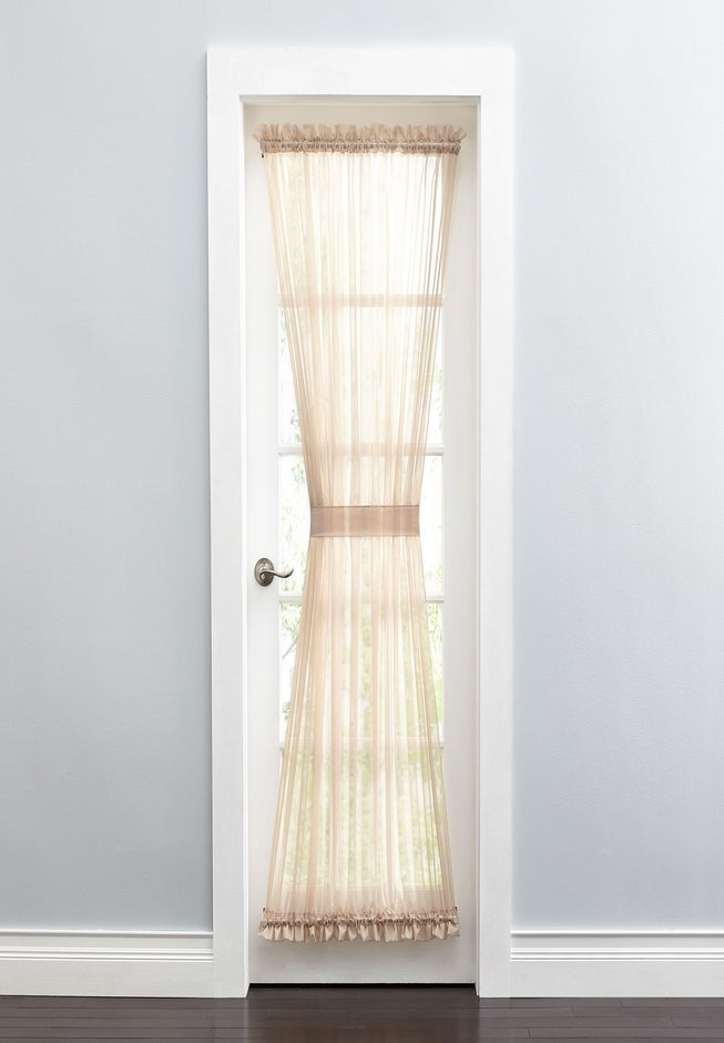 BH Studio Sheer Voile Door Panel With Tiebacks image number 0