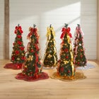 Fully Decorated Pre-Lit 4&frac12; Ft. Pop-Up Christmas Tree image number null