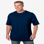 Shrink-Less&trade; Lightweight Pocket Crewneck T-Shirt image number null